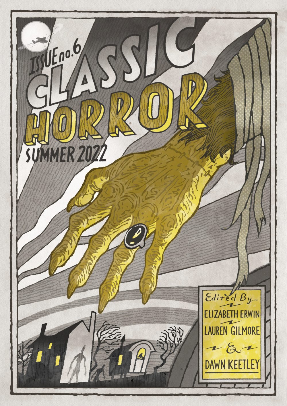 cover art of a hand reaching for a town