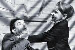 ventroloquist dummy chokes man