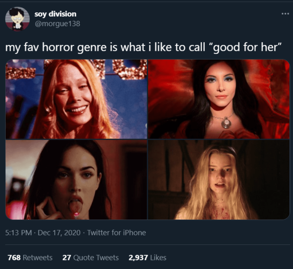 screenshot of twitter post