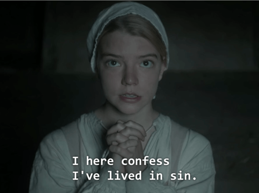 young girl praying