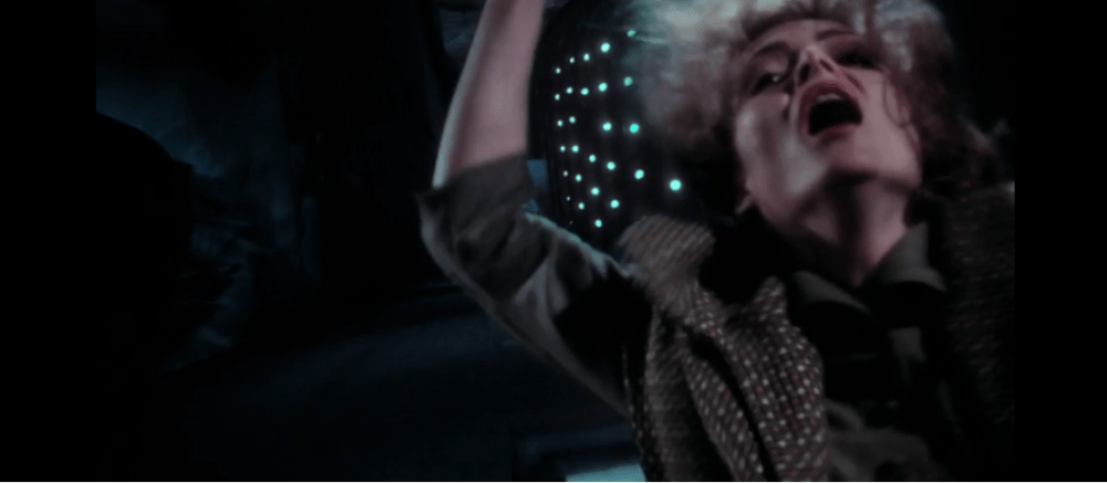 a woman screams as she falls to her death